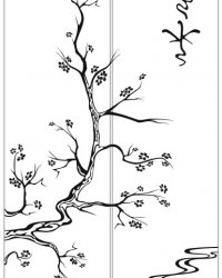 Пескоструйный рисунок Дерево 151
